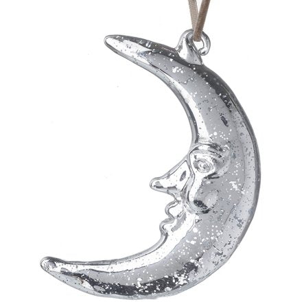 Colgante con luna en cristal