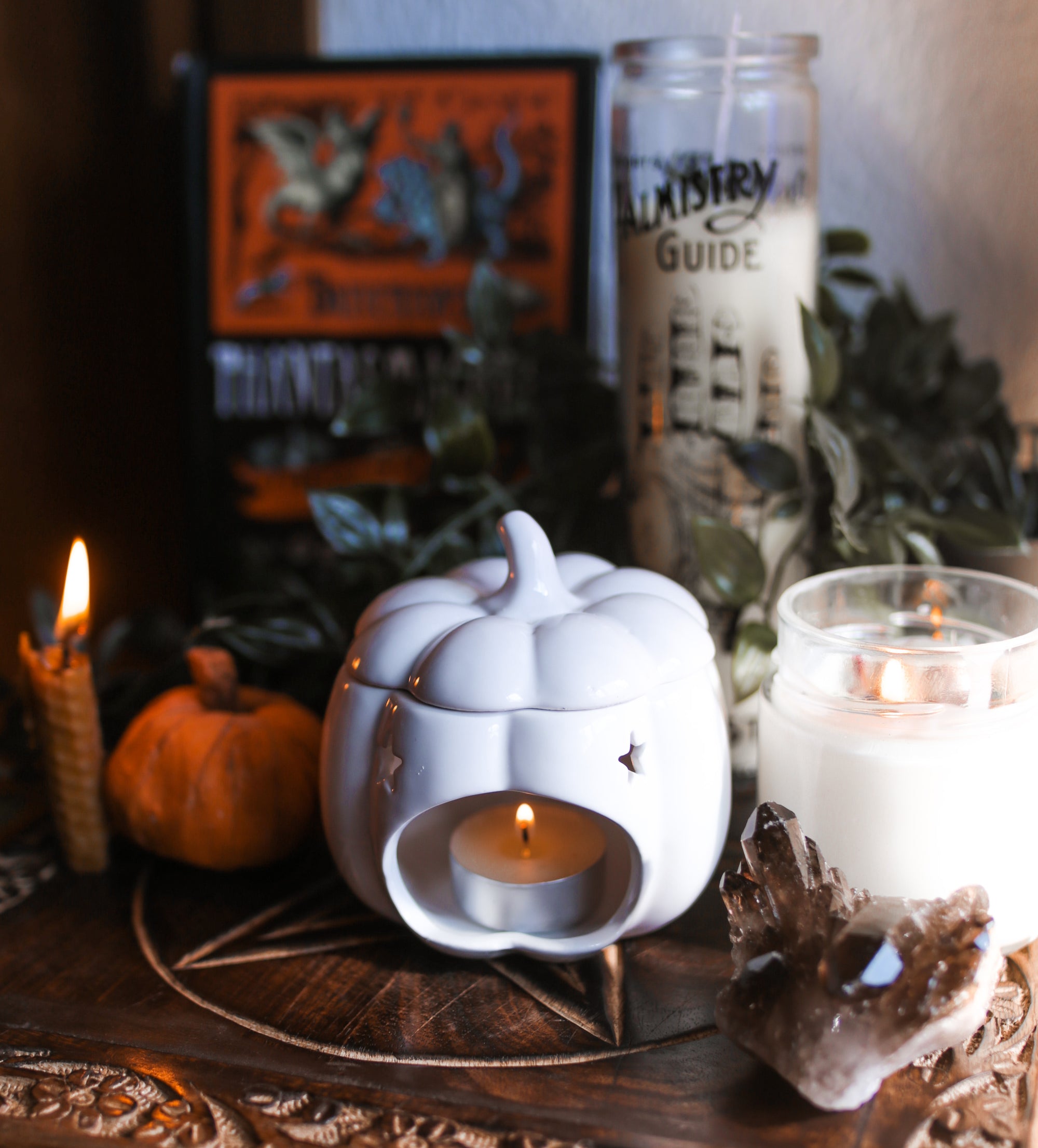 Quemador calabaza blanca