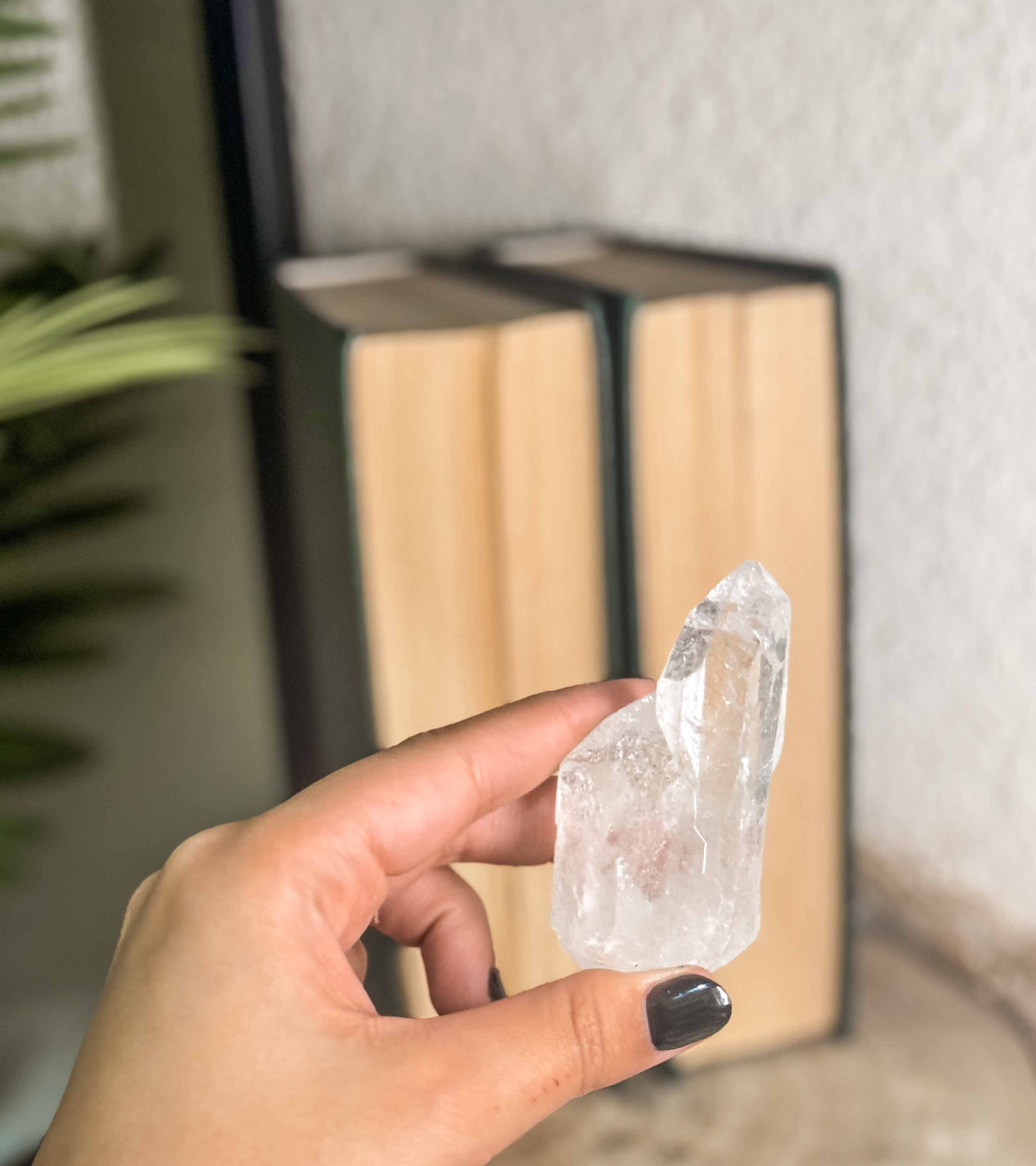 Cuarzo cristal - punta natural