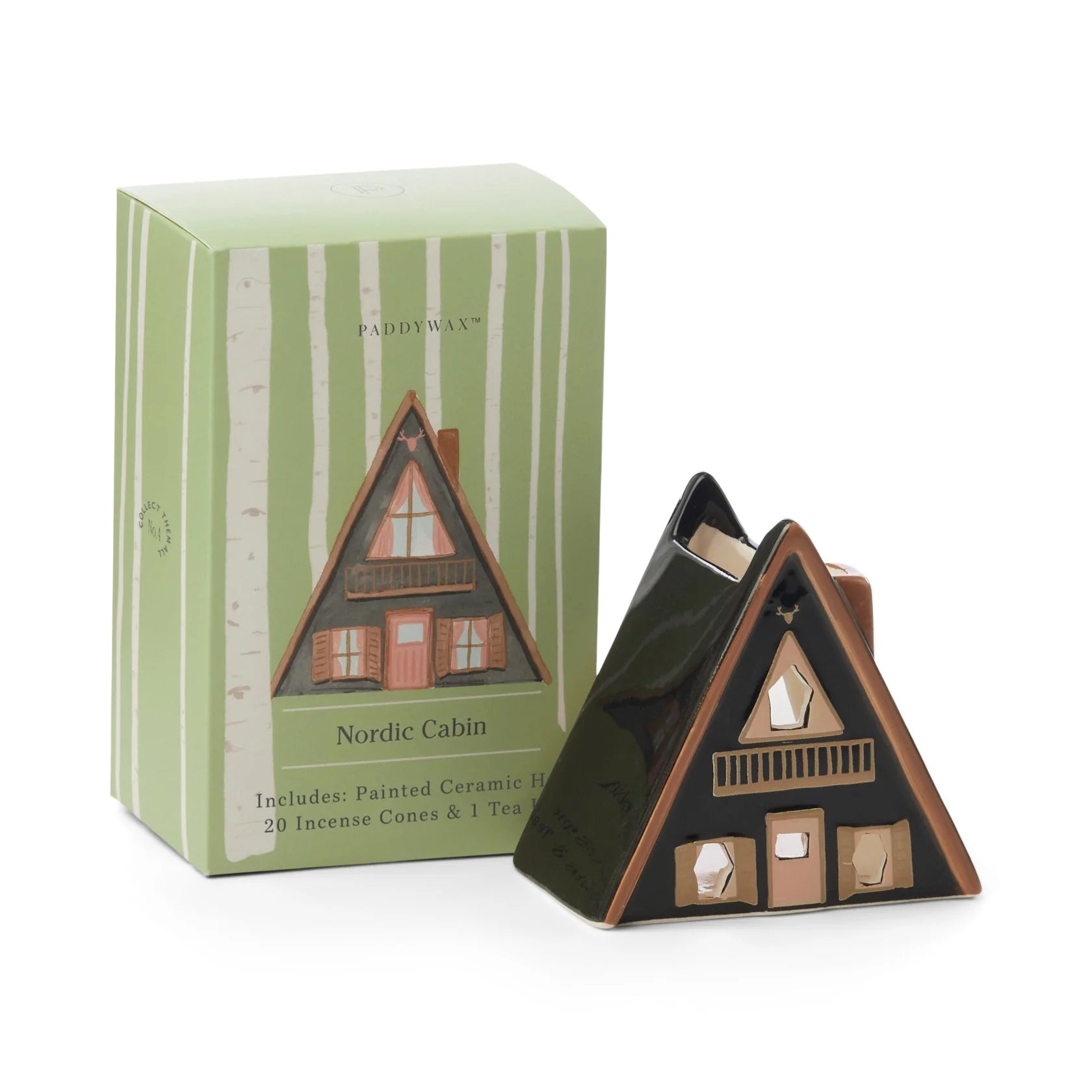 Nordic Cabin – Porta Incienso y Portavelas