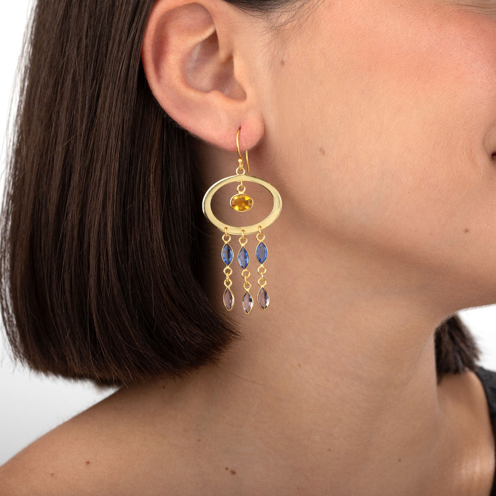Pendientes círculo