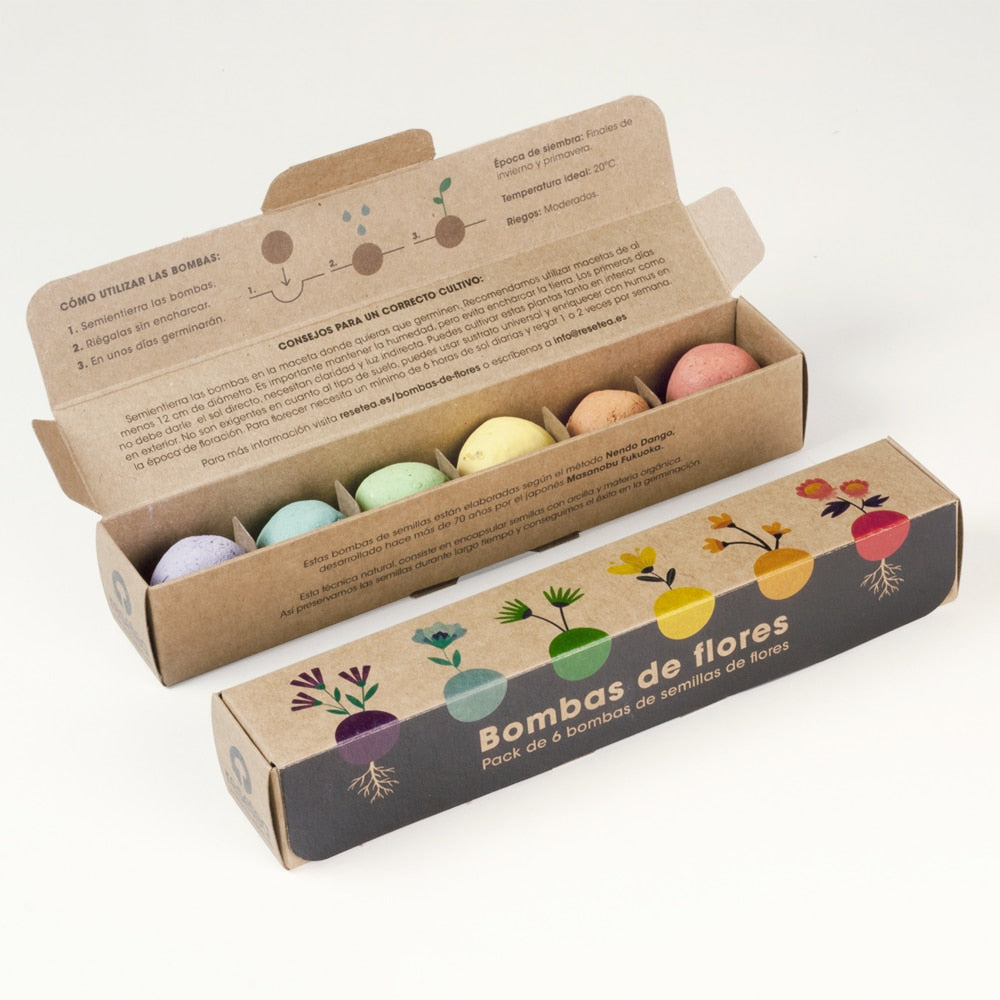 Pack 6 Bombas de Flores