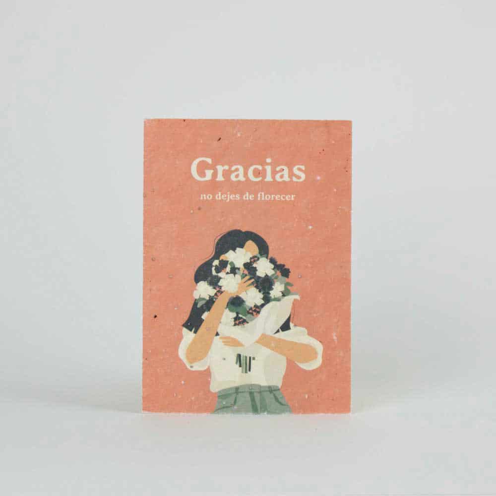 Postal Plantable – Gracias