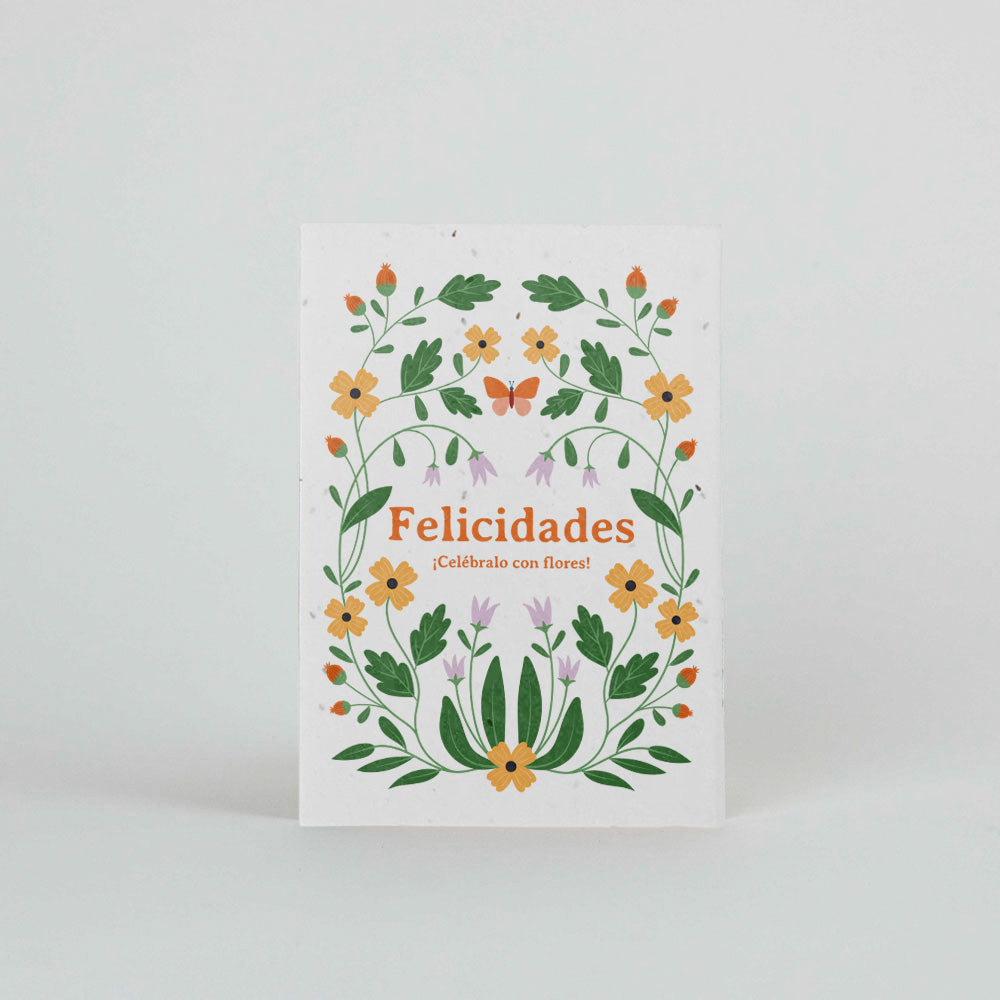 Postal Plantable –  Felicidades