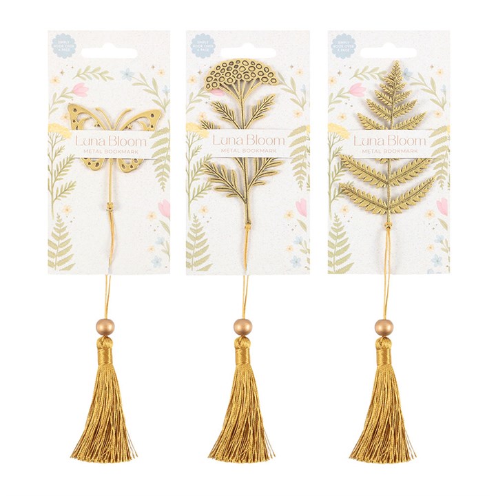 Set de 3 Marcapáginas con Borla