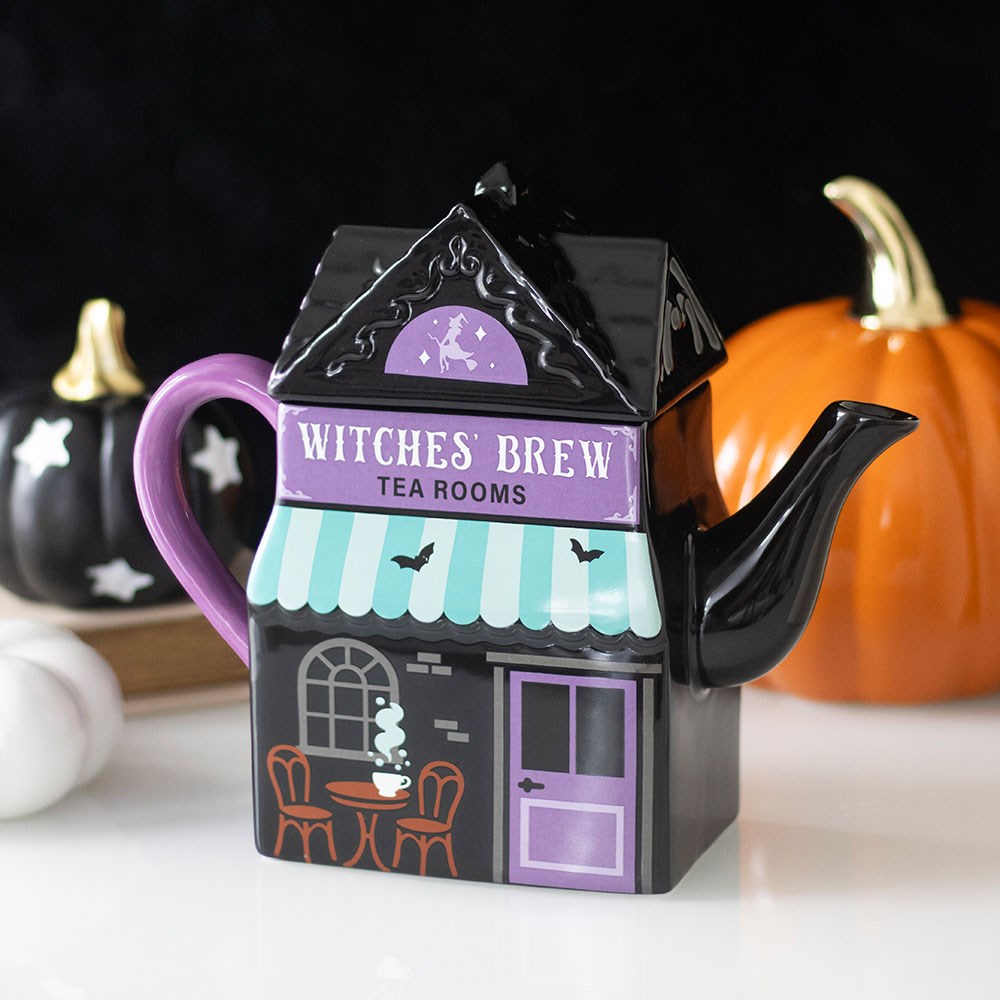 Tetera de cerámica «Witches' Brew Tea Room»