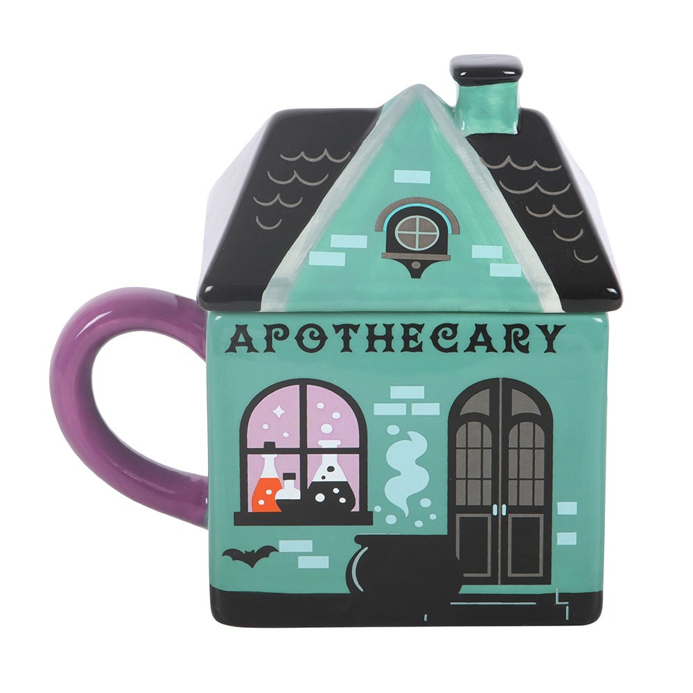 Taza de cerámica con tapa «Apothecary» – imagen 2