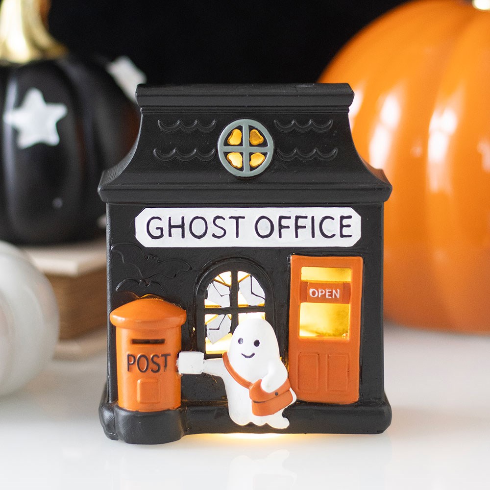 Decoración de resina «LED Ghost Office»
