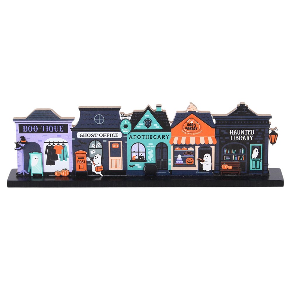 Decoración de MDF «Spooky Street» – imagen 2