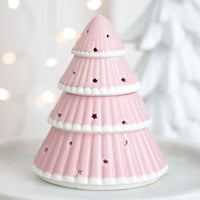Quemador árbol de navidad rosa