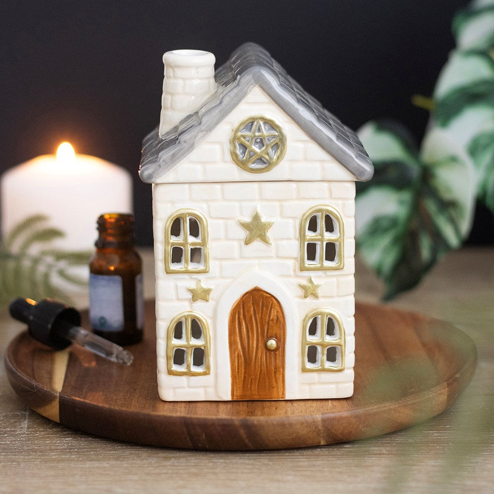 Quemador de aceite de cerámica «Stone Cottage»