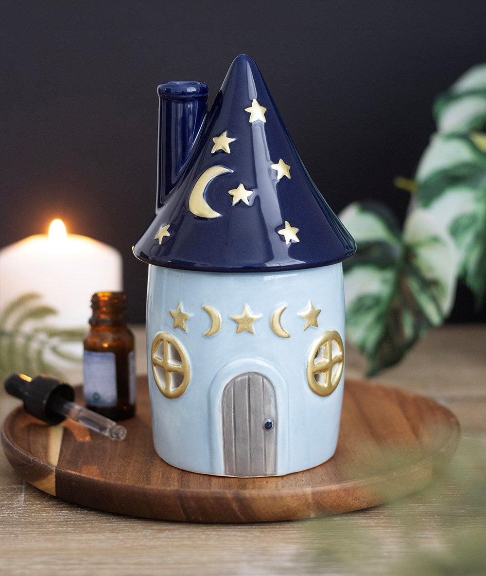 Quemador de aceite de cerámica «Celestial Cottage»