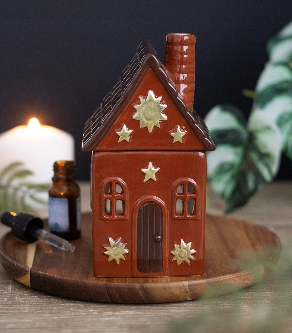 Quemador de aceite de cerámica «Hearth Cottage»