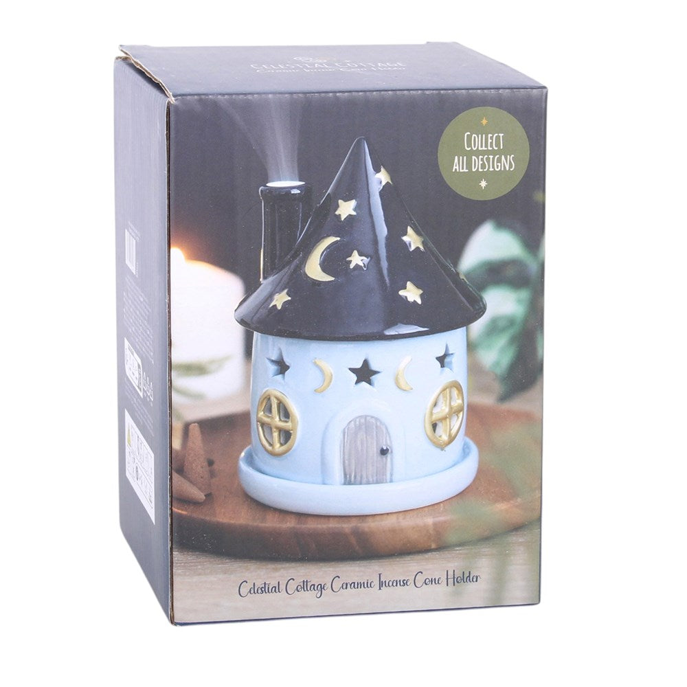 Portaconos de incienso de cerámica «Celestial Cottage» – imagen 6