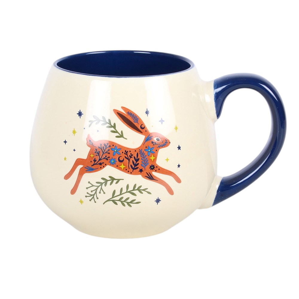 Taza redondeada de cerámica «Leaping Hare» y calcetines – imagen 3