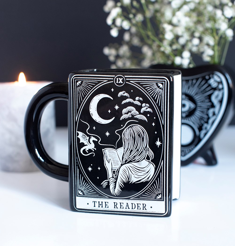 Taza de cerámica con forma de libro «The Reader»