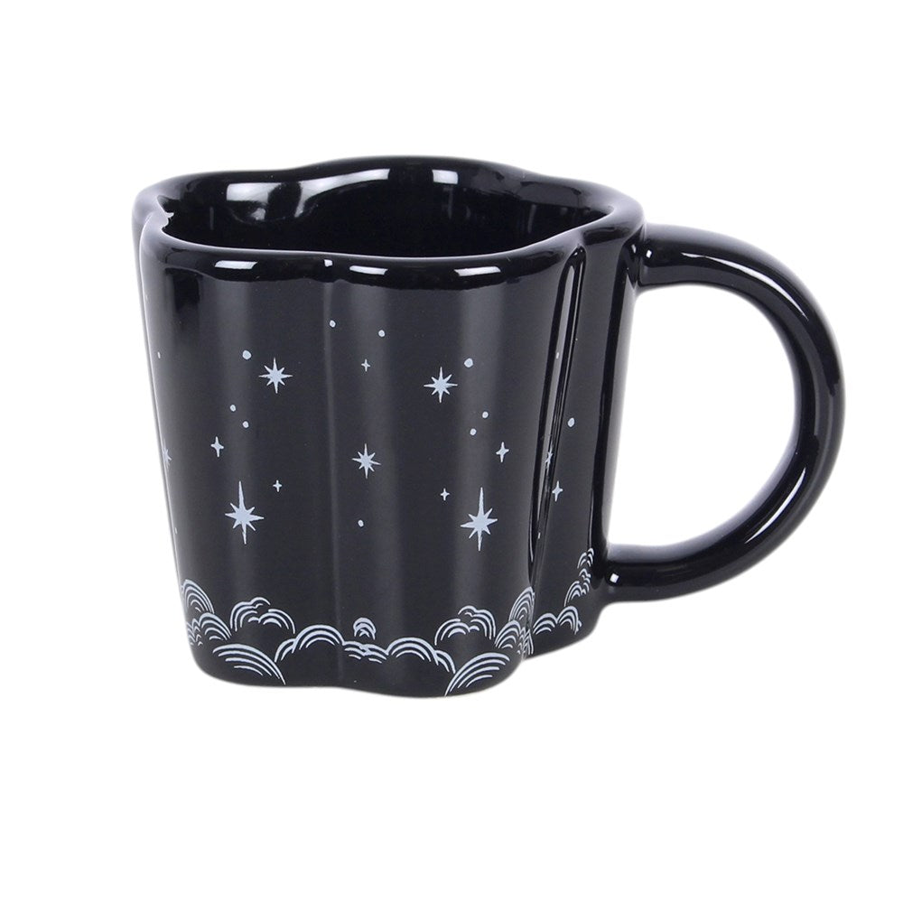 Juego de taza de café espresso, platillo y cucharilla metálica de cerámica «Spellbound Sky» – imagen 4