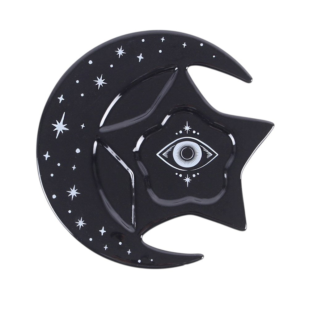 Juego de taza de café espresso, platillo y cucharilla metálica de cerámica «Spellbound Sky» – imagen 5