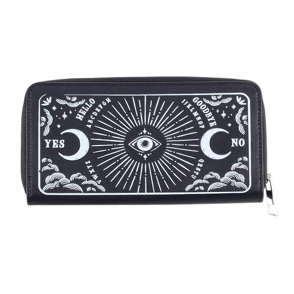 Cartera negra de PU con cremallera «Spellbound Secrets» – imagen 2
