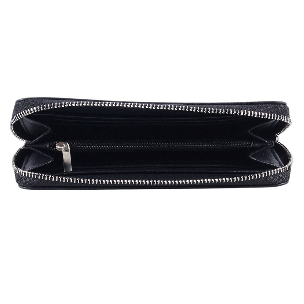 Cartera negra de PU con cremallera «Spellbound Secrets» – imagen 3