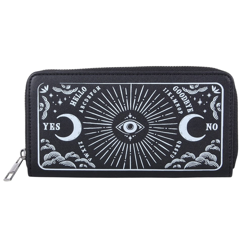 Cartera negra de PU con cremallera «Spellbound Secrets» – imagen 4