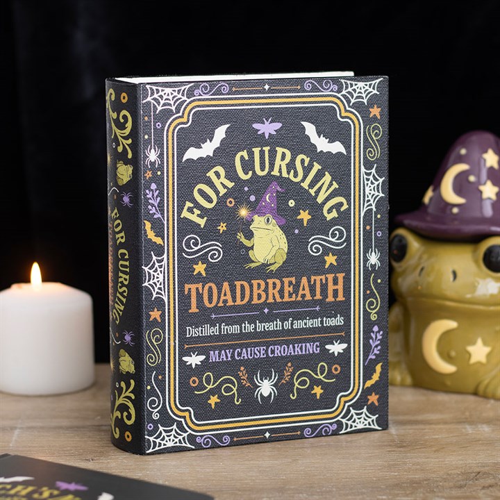 Caja Libro Secreto Toadbreath - Libro de Hechizos Decorativo