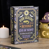 Caja de almacenamiento de MDF con forma de libro «Eye of Newt»