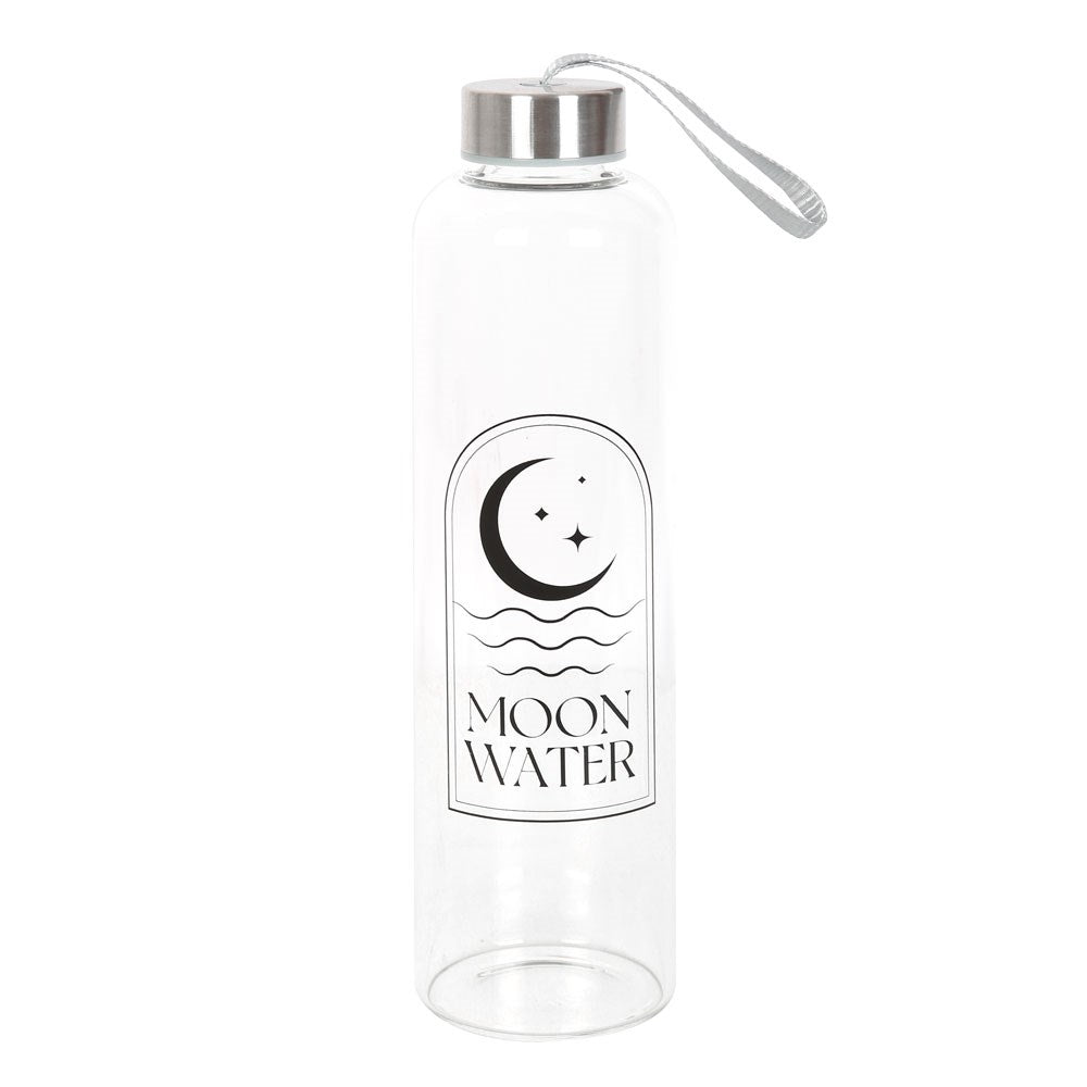 Botella de vidrio agua de luna