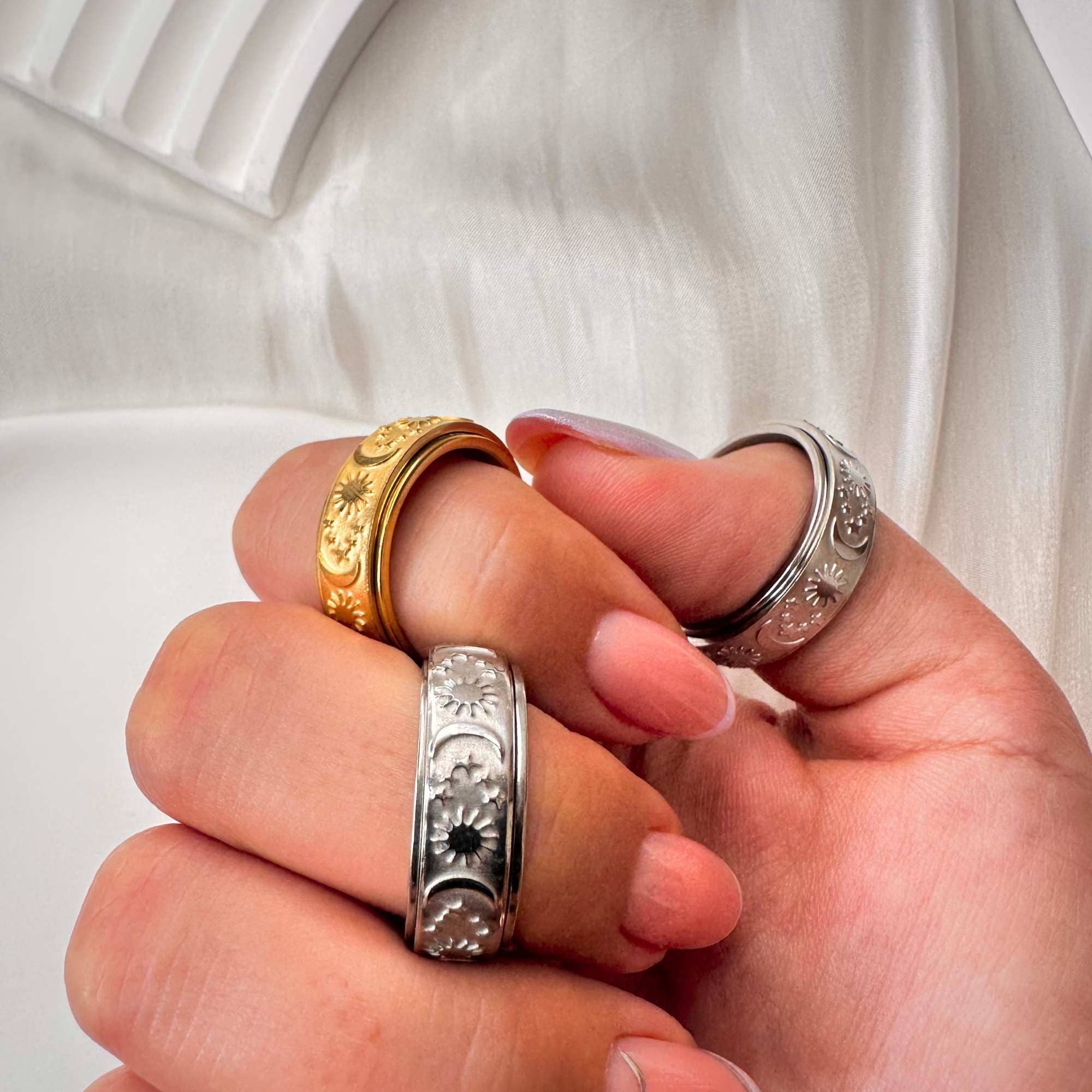 Anillo Celestial Fidget Spinning