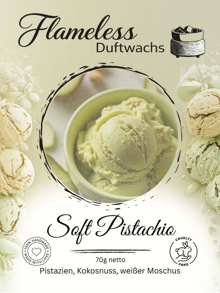 Pistacho suave cera aromática