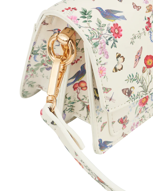 Bolso de hombro Alice Garden marfil