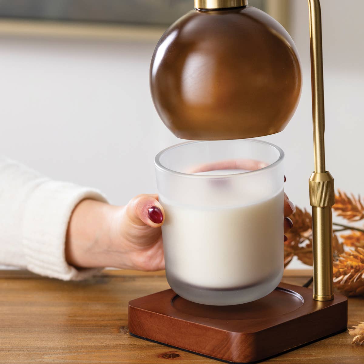 Lámpara para velas Amber Sphere 35 W – vista 4