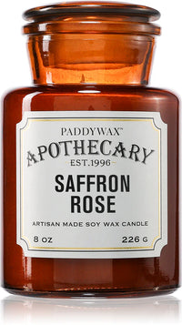 Vela Apothecary Azafrán y Rosa en tarro de cristal · 226 g