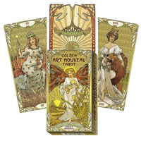 Cartas de tarot Golden Art Nouveau