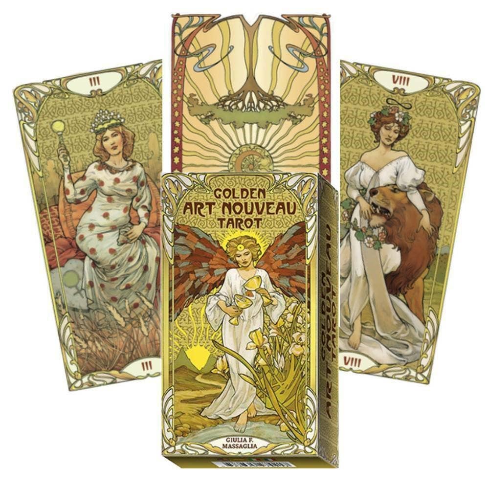Cartas de tarot Golden Art Nouveau