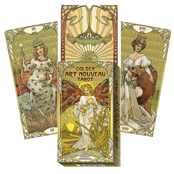 Cartas de tarot Golden Art Nouveau