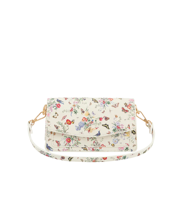 Bolso de hombro Alice Garden marfil