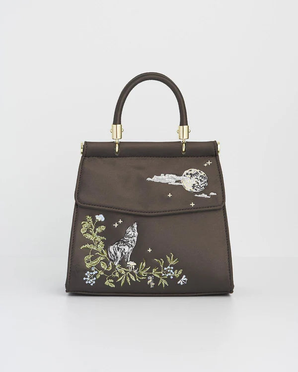 Bolso Satinado Lobo &amp; Luna