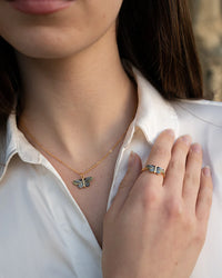 Anillo Mariposa Azul