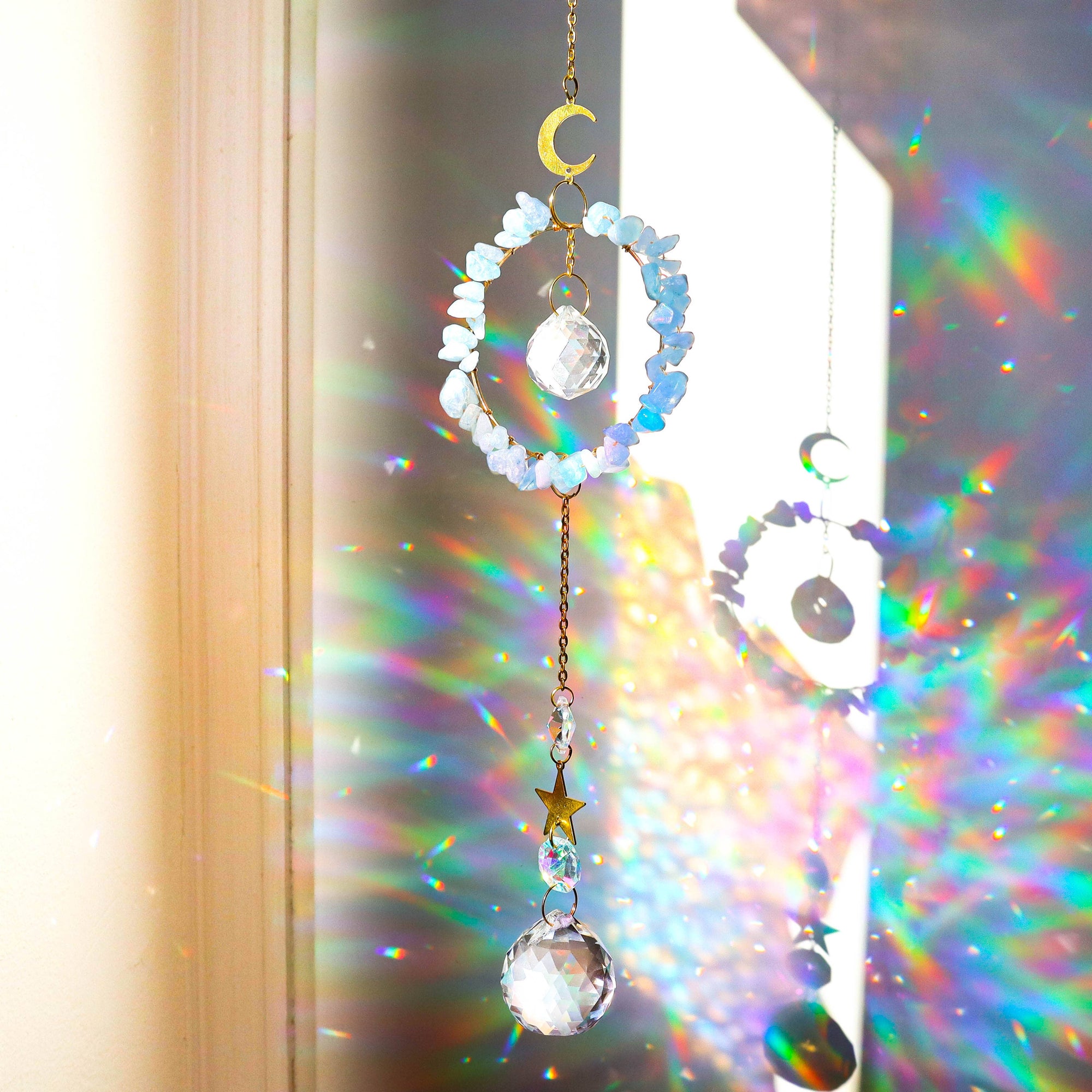 Suncatcher con piedras preciosas
