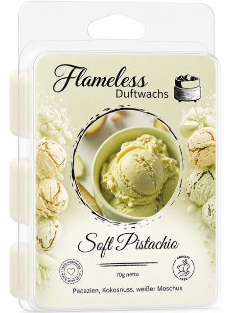 Pistacho suave cera aromática