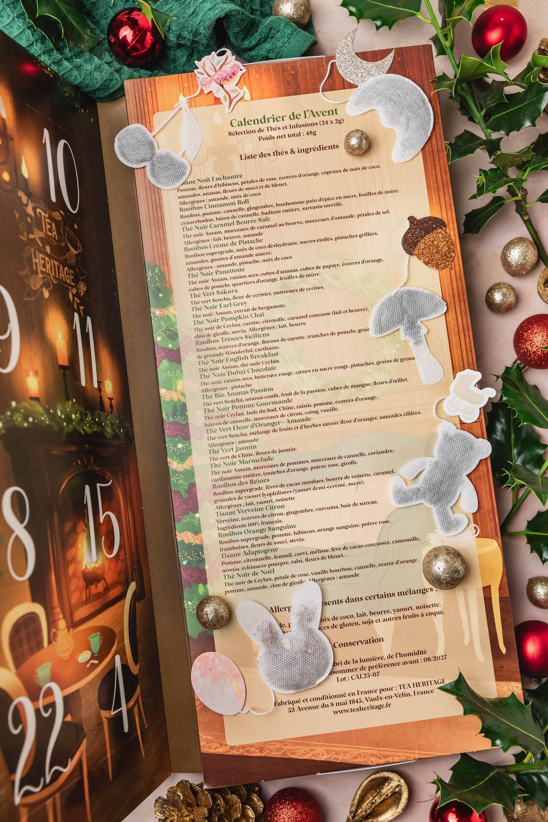 Calendario de Adviento Té Orgánico - Navidad