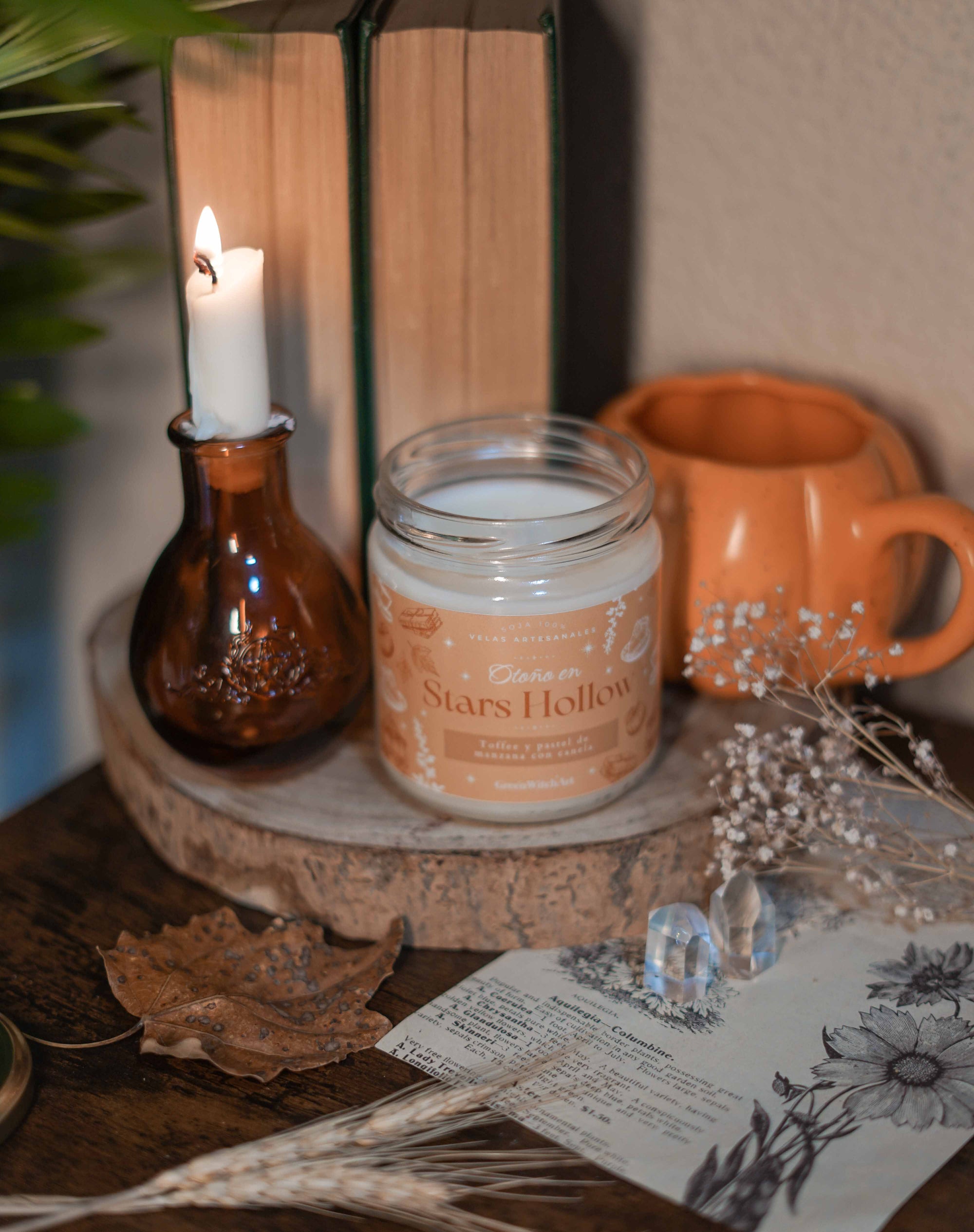 vela stars hollow chicas Gilmore otoño café