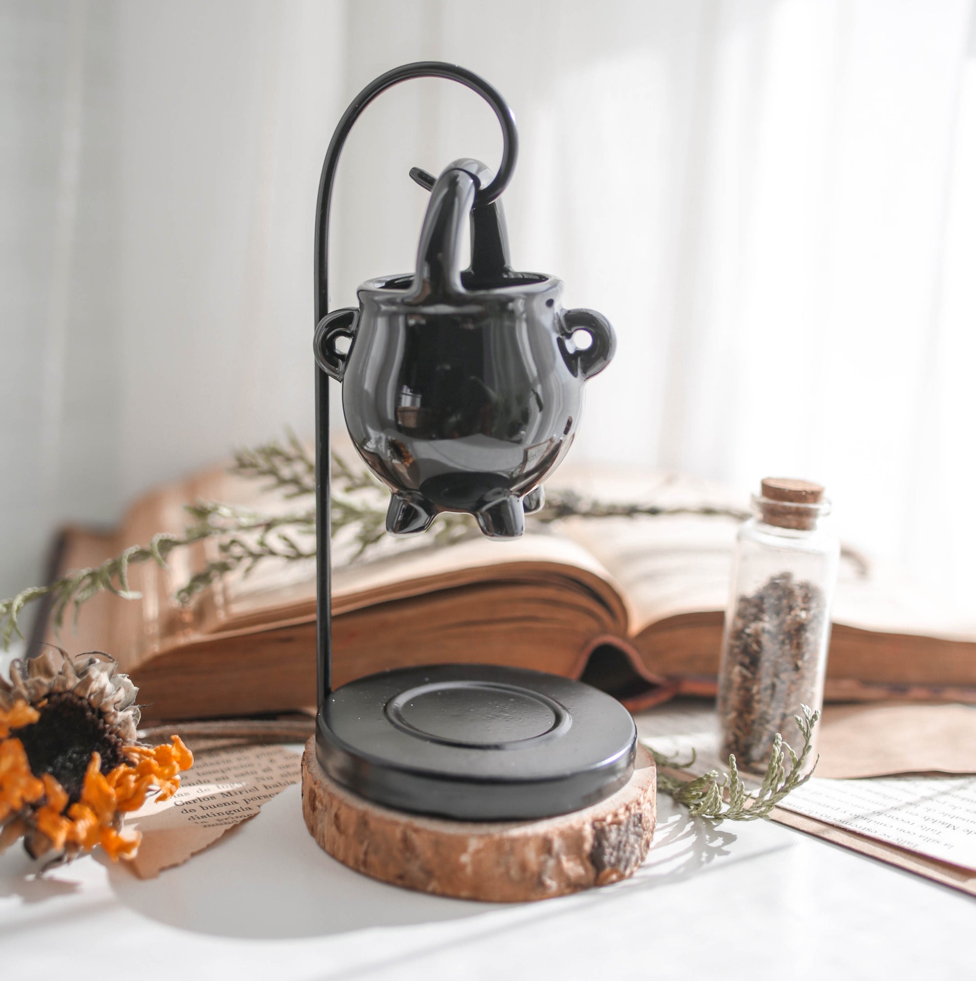 Caldero quemador colgante - GreenWitchArt