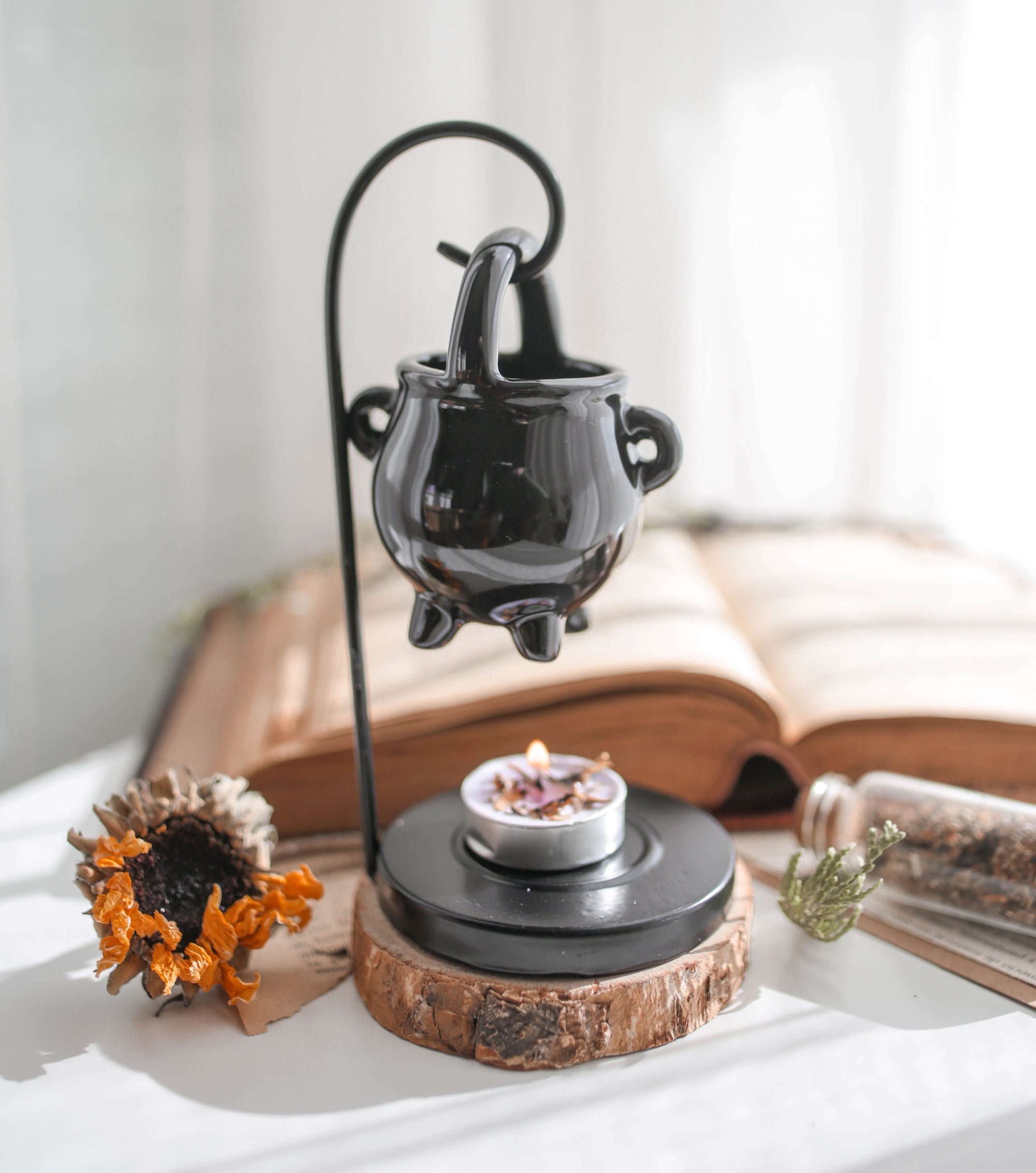 Caldero quemador colgante - GreenWitchArt