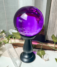 Bola de cristal púrpura