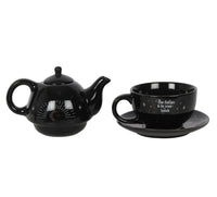 Conjunto de tetera y taza
