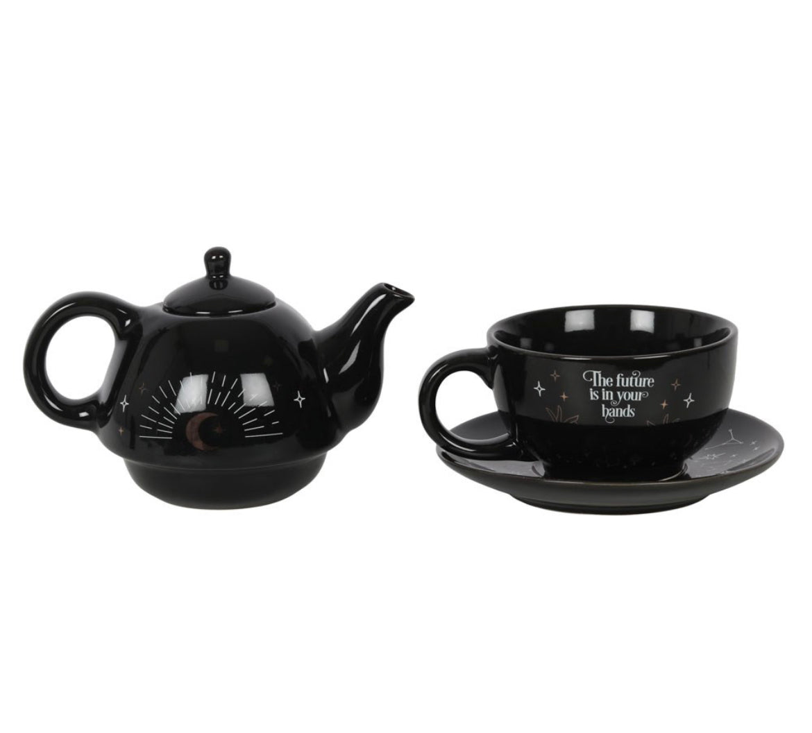 Conjunto de tetera y taza - GreenWitchArt