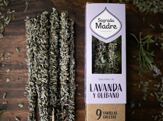 Incienso de Flores de Lavanda y Olíbano - GreenWitchArt